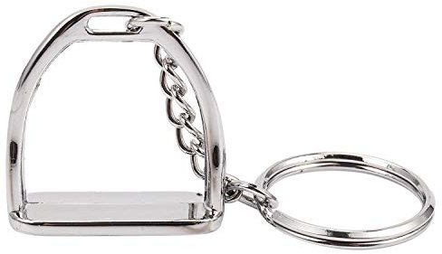 Oikabio 1 Stück Western Steigbügel Stilvolles Design Einfache Schlüsselring Aufhänger Für Frauen Dekoration Tasche Thema Pferdepferd