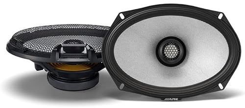 Alpine R2-S69 6x9 R-Series High-Resolution Coaxial Speakers, Pair