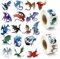 GROBRO7 1000Pcs Dragon Realistische Aufkleber Rolle, lebensechte Drachen wasserdichte Vinyl ästhetische Aufkleber für Wasserflasche Scrapbooking Laptop, Party Tasche Füller Bevorzugungen