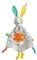 Fehn Schmusetuch Baby Spielzeug Hase - Schnuffeltuch für Neugeborene - Einschlafhilfe zum Knuddeln, Greifen - Kuscheltier Handpuppe - Kuscheltuch Schlaftier für Babys und Kleinkinder ab 0+ Monaten