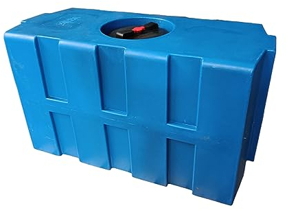 Varile 350L Trinkwassertank | Transportfest | Lebensmittelgeeignet | Für Boot - Camper - Anhänger (Blau)