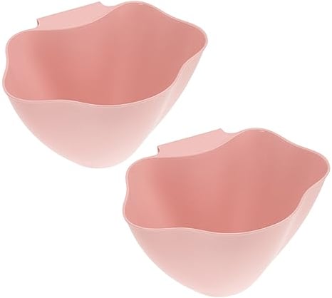 Zerodeko 2pcs Hanger Hanging Style Trash Can Trash Container Cart Storage Box Must-have for Beauty Salons