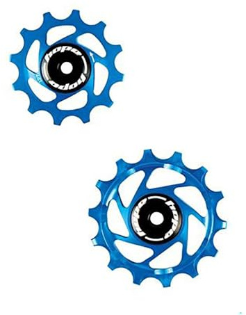Hope Jockey Wheels Schaltrollen - 14Z / 12Z - Blau