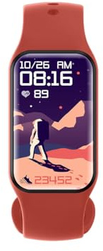 Blackview Orologio digitale da uomo al quarzo con cinturino in acciaio inossidabile 61450, multicolore