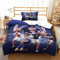 tanzhenning Kylian Mbappé Bettwäsche Bettwäsche Set Microfaser Bettbezug Und Kissenbezug Mit Reißverschluss 3 Teilig Sets Für Erwachsene Teenager Kinder Single（135x200cm）