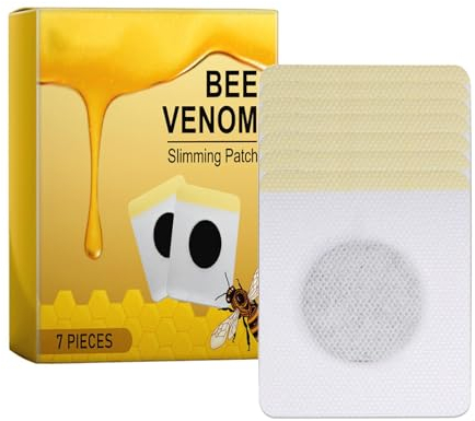 Bienengift-Schlankheitspflaster – 14 Stück Bienengift-Pflaster, Bienengift-Lymphdrainage-Pflaster, schlanker Anti-Cellulite-Aufkleber, Gewichtsverlust-Pflaster für Frauen, die die Taille formen