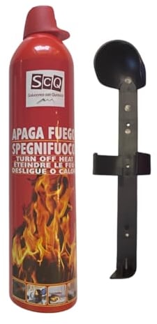 Extintor de Incendios compacto I extintor para casa extintor coche cocina extintor camping caravana I extintor camper, barco, extintor hogar Spray extintor protección contra incendios. SIN CADUCIDAD