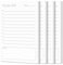 Fantastino® A6 To-Do Listen Block - 3 Stück, 150 Listen. Kleiner minimalistischer Tagesplaner undatiert. Notizblöcke mit je 50 Blatt zum Abreißen für Termine, Aufgaben, Erinnerungen und Notizen