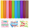 VINYL FROG Heat Transfer Vinyl Bundle 10 Pack PU HTV Vinyl Sheets 12''x10'' Rainbow Iron on Vinyl for DIY T-Shirts Clothing Bags