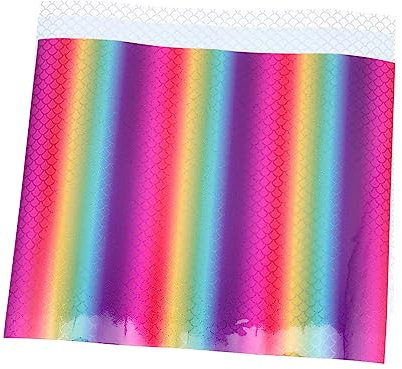 KONTONTY 3stücke Teiliges Selbstklebende Vinylfolie Im Fischschuppen-design Für Dekorationen Tassen Fenster Und Mehr Farben
