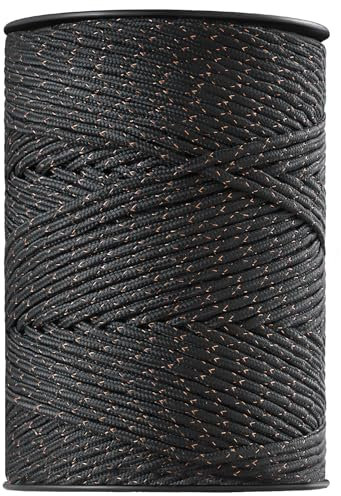 VEVOR Filo per Recinzione Elettrica, 305 m Filo Polietilene Portatile 6,3 mm Diametro, 2 Fili di Rame con Conduttività e Resistenza alla Ruggine, Linea Corda Recinzione per Cavalli, Bovini, Bestiame