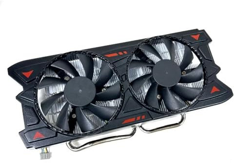 QKFTCSDW Raffreddamento Dissipatore di Calore CPU Dimensione 53 * 53MM Compatibile con Scheda Video 51RISC Schede grafiche AMD RX 580 8G Compatibile con schede Serie RX580 RX580 DisplayPort