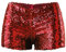 Suns Shorts Perlen DS Performance Dress Damen Performance Dress Set Shorts (Red, S)