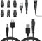 Deilonie 10PCS 6 in 1 Shaver Cable Kit, USB Shaver Charger, Compatible with Philips Norelco Electric Shavers, Travel & Home Use