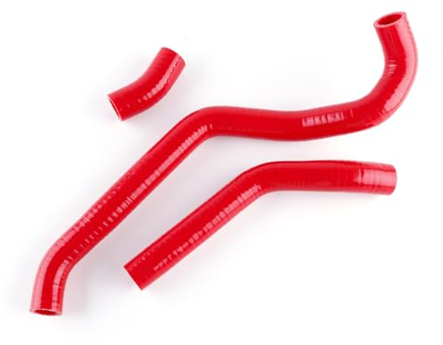 ASYXPCRH Mangueras de radiador de silicona para Yamaha HA XT 660 R XT 660 X 2004-2015 (rojo)