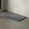 Aquariss 1500x800mm SMC Anti Slip Shower Base Tray Rectangular for Shower Enclosure Anthracite