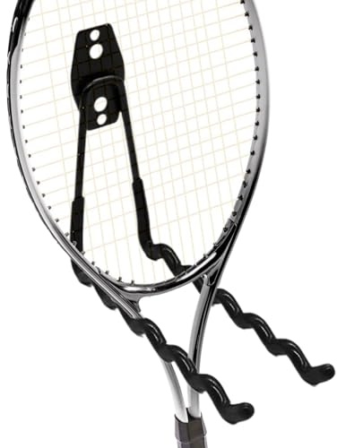 Weqizuerqi Halterung für Tennisschläger aus Metall, Wandhalterung für Tennisschläger, Werkzeug-Organizer, Wandhalterung mit Haken, Halterung für Badmintonschläger