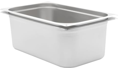 LLEZKBR Gastronormbehälter 2 Stück GN 1/1 200mm Edelstahl