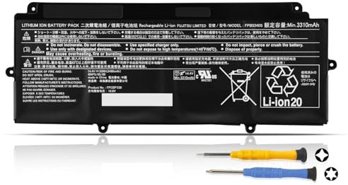 K KYUER 50Wh FPB0340S FPCBP536 Laptop Akku für Fujitsu Notebook LifeBook U937 U938 U939 U939X U9310 U9310X U9311 U9311X Convertible Series 4INP5/60/80 FUJ:CP775608-XX FUJ:CP749820-XX FUJ:CP730401-XX