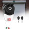 Automatic Roll up Door Opener Motor W/ 2 Remotes, Garage Roller Door Motor Gate Opener, Roller Shutter Motor, for Warehouse, Store, Barn, Farm