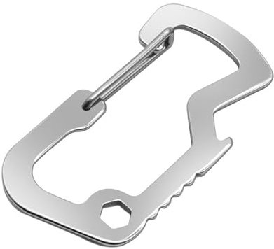 YANBOYI Stainless Steel Keychain Bottle Opener Key Rings Beer Bottle Opener Key Holders Suitable for Home Gatherings
