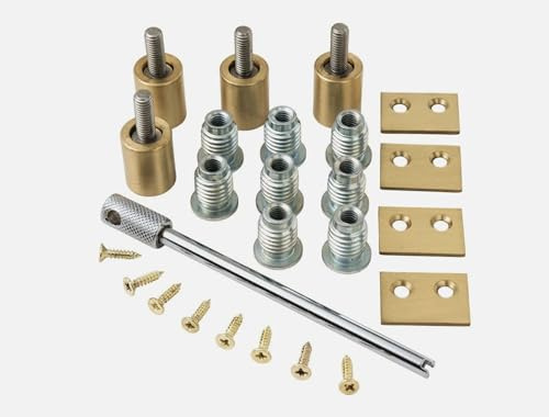 Sash Window Restrictor for Venting Sash Windows Satin Brass