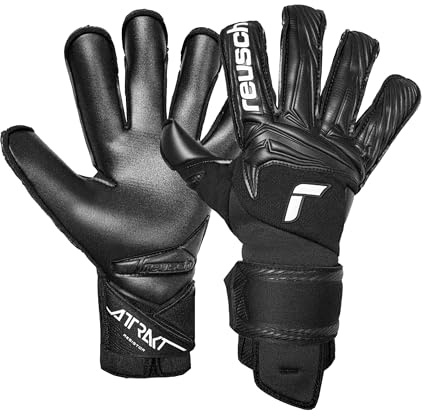 Reusch Torwarthandschuhe Erwachsene | langlebiger Grip & stabile Passform | atmungsaktiv, für Training & Spiel, geeignet für Kunstrasen, Naturrasen & Hartplatz, Größe 7,5-11, Attrakt Infinity Resistor