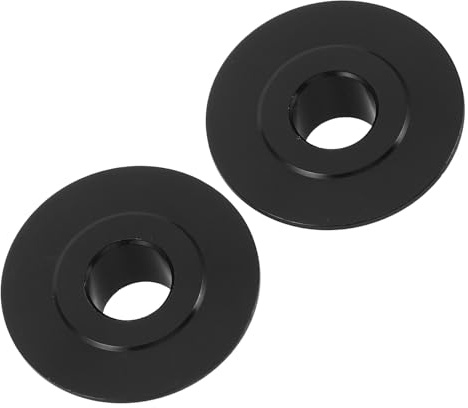 SOPOTUTU Aluminiumlegierung Rollstuhl Vorderachse Begrenzungsklammer Loch Durchmesser Vibration Dämpfende Radpositionierer Ersatzteil für Rollstuhl Vorderreifen Fixierung