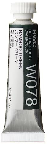 Holbein Watercolour : 5ml Tube BAMBOO GREEN