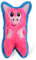 Outward Hound Kyjen 32013 Invincibles Plüschschwein ohne Füllung Hundespielzeuge Quietschspielzeug mit 1 Quietschelement, Größe S, Rosa