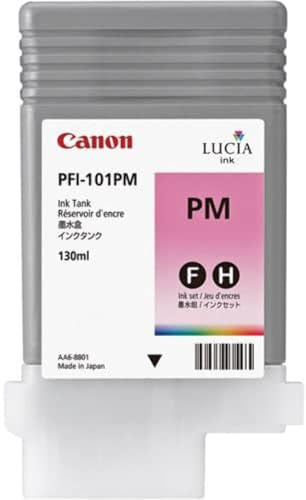 Canon PFI-101PM Photo Ink Cartridge Magenta Standard Capacity 130ml Pack of 1