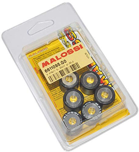 GALET MAXISCOOTER MALOSSI 20x17 9,5g (x6) POUR PEUGEOT 125 SATELIS + POUR VARIATEUR MULTIVAR YAMAHA 125 XMAX-MBK 125 SKYCRUISER, SKYLINER