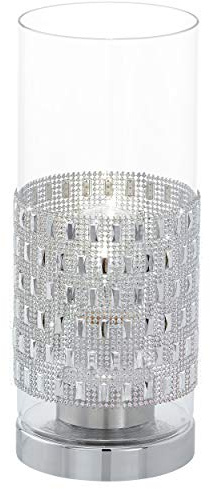 EGLO TORVISCO Tischleuchte, Stahl, 60 W, chrom