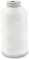 Aussel - Filo per cucire in nylon incollato, 1,370 m, dimensione T70 #69, per fodere, mercato all'aperto, tendaggi, perline, bagagli, borsellini White