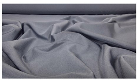 FABRICS-CITY METERWARE GRAU HOCH ELASTISCHER LYCRASTOFF BADEANZUGSTOFF FUNKTIONSSTOFF BADESTOFF JERSEYSTRETCH FÜR SWIMWEAR KLEID SHIRT ROCK SPANDEX JERSEY BIKINI STOFF TANZSTOFF STRETCH, 3588