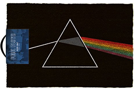 Pink Floyd Dark Side of The Moon Doormat, Coir, Multi-Colour, 40 x 60 cm
