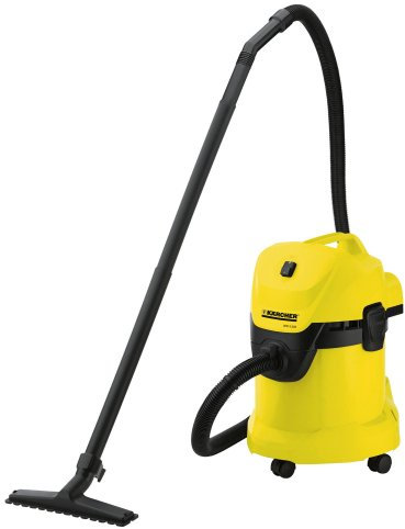 Kärcher WD 3.200 1400 W Aspiratore senza sacchetto 17 L Nero, Giallo