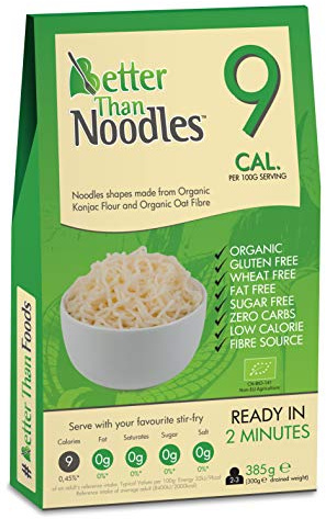 Better Than Noodles Organic Gluten Free Noodles shapes 385g (Pack of 5)