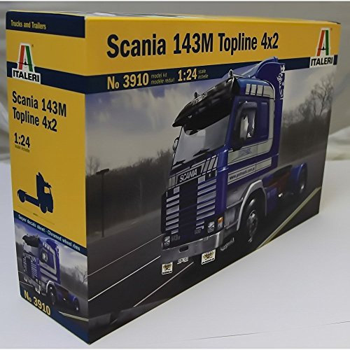 Italeri 3910 1:24 Scania Topline 4x2 Italien Modellbausatz, Unlackiert, S