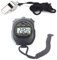 Qiorange Digital Professional Handheld LCD Chronograph Sport Stoppuhr mit Edelstahl Pfeife (Set (Timer + Pfeife))