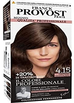 Franck Provost Tinta Capelli Colore Professionale a Domicilio a Domicilio, Valorizza Riflessi e Brillantezza, Castano Cioccolato
