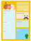 Grupo Erik Tagesplaner Block A5 - Terminplaner A5 Line Friends- Kalender A5 Planer oder Tischkalender A5 - Tischkalender ohne datum