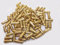 UKCable-Ties Brass Bullet Crimp Wire Connector Classic Car Motorcycle Cable Terminals (50, 2.0mm²)
