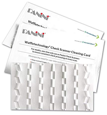 Panini Check Scanner Cleaning Cards (5)