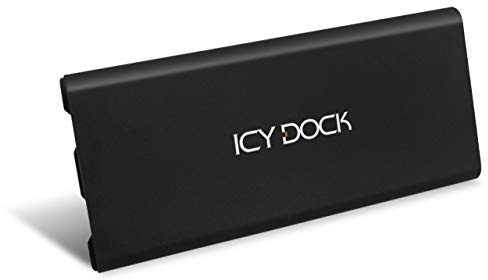 Icy Dock Boîtier Externe USB 3.2 SSD M.2 NVMe, Adaptateur de Lecteur pour SSD NVMe M.2 PCIe 4.0 M-Key (B+M-Key)(2230, 2242, 2260, 2280 et 22110) vers USB-C+A 3.2 Gen 2 (10Gps) - ICYNano MB861U31-1M2B