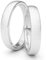 Kolibri Rings Partnerringe Silber 925 Paarpreis Massiv 4 mm Breite Nickelfrei Freundschaftsringe Trauringe Eheringe 100% Made in Germany- Inkl. Gratis Etui + Gravur (Quermatt)