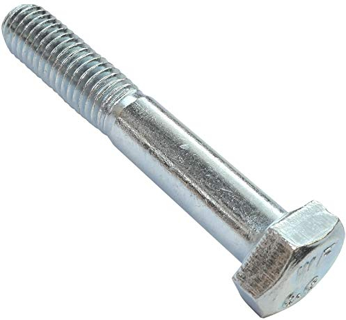 AERZETIX - C47510 - Lot de 50 pièce - Boulons M8x50 à filetage partiel - à tête Hexagonale - Ø8x50mm - DIN 931 - Classe 8.8 - en Acier Zingué - Bricolage - Outillage d'assemblage/Quincaillerie