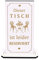 Deko Aufsteller Graviert - Dieser Tisch ist Reserviert - Schild zum Hinstellen Tischaufsteller 10x20cm | Dekolando Home Accessoires