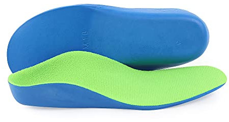 Solette Plantari Bambini Arch Support Inserti Assorbimento Degli urti per la Camminata Corsa Escursione Suola Interna Piedi Piatti Fascite Plantare Sollievo dal Dolore al Tallone 22cm 34-35
