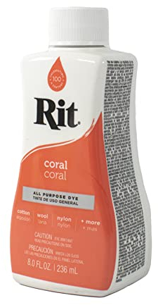Rit Dye Liquid 236ml Coral